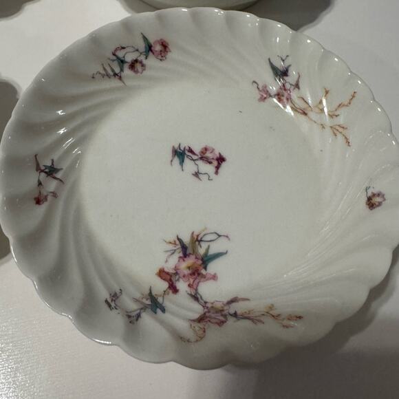 Haviland Co. Limoges 4 Scalloped Ruffled Ceramic Parisian Style Dishes 1880s - Picture 4 of 11